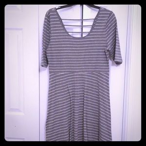 SO skater dress stripe pattern